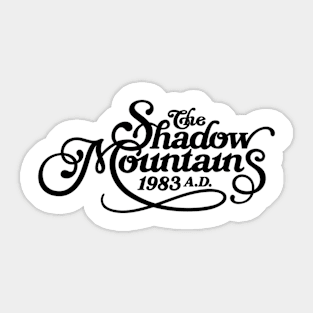 Shadow Mountains 1983 Sticker